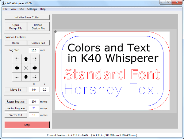 Inkscape with k40 whisperer
