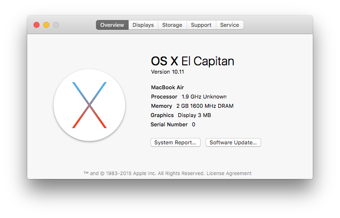 What Are The System Requirements For El Capitan Os